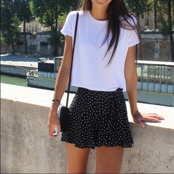 Zara Polka Dot Skort - Picture 2 of 6